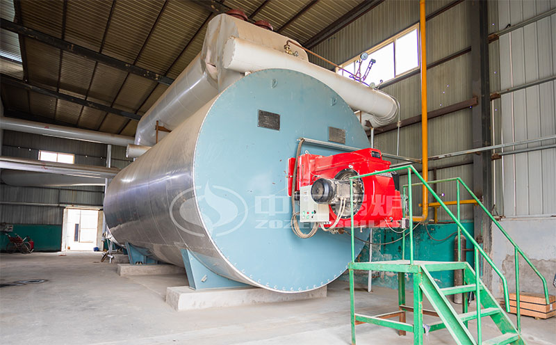 四噸燃氣鍋爐一天客戶案例圖片