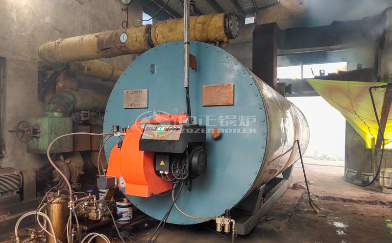 四噸燃氣鍋爐一天客戶案例圖片